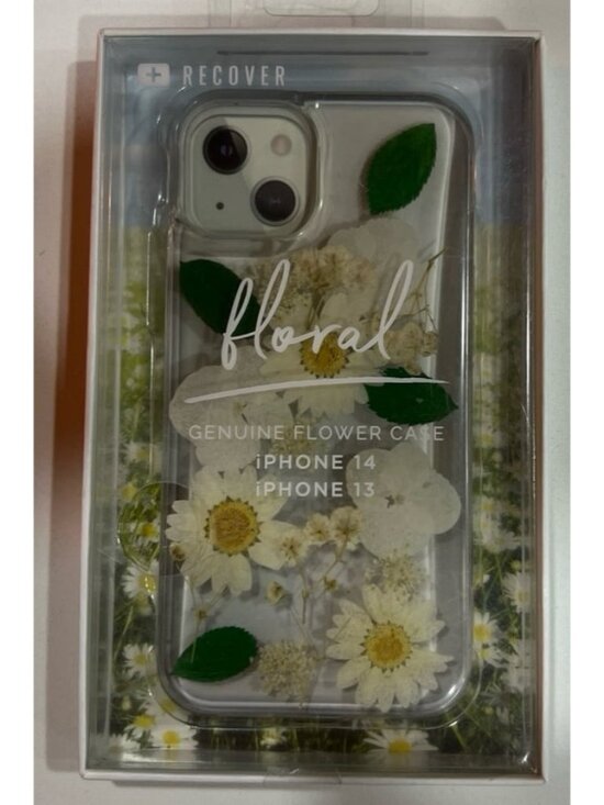 Recover Other - Recover Floral Case is a clear, slim phone cover featuring genuine dried flowers